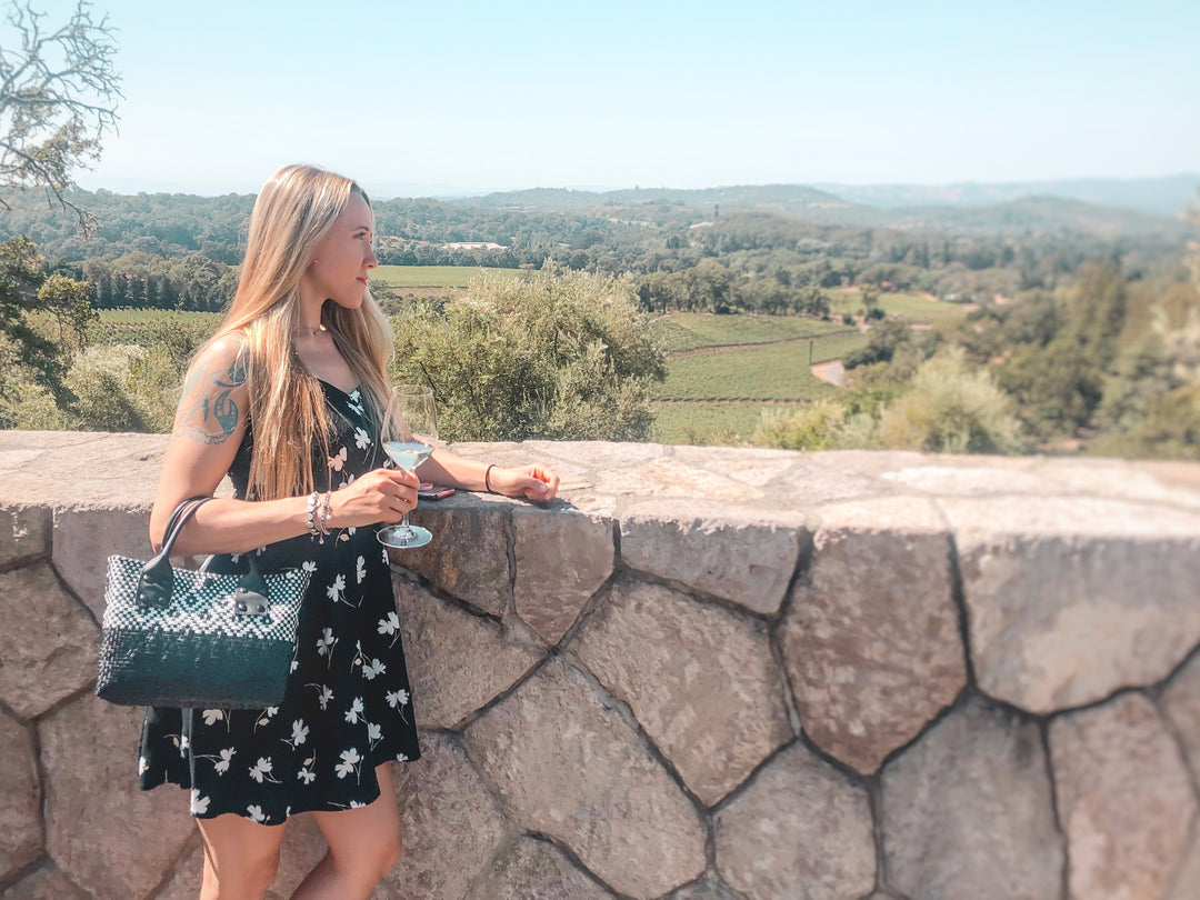 napa valley wine country blog where to go wineries vineyards outfits style bags