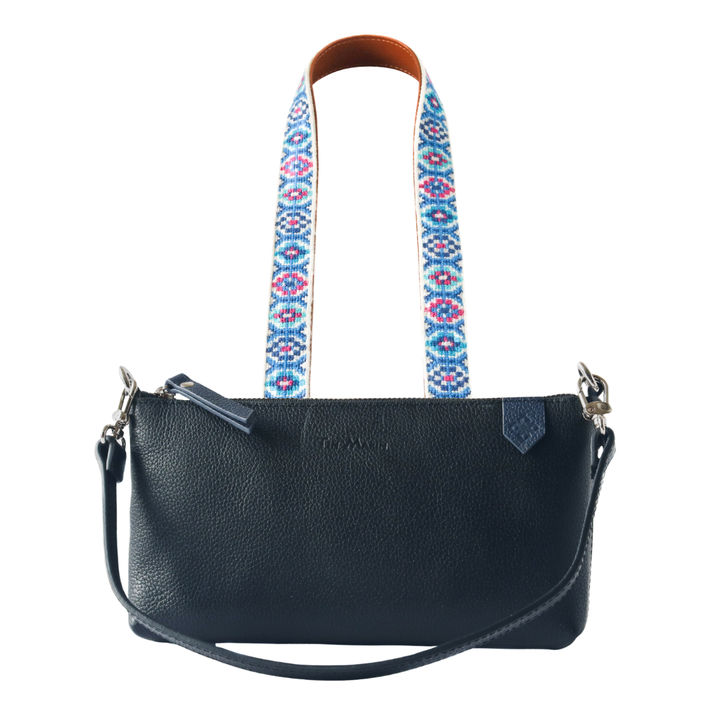 Elia Leather Bag & Mai Woven Strap