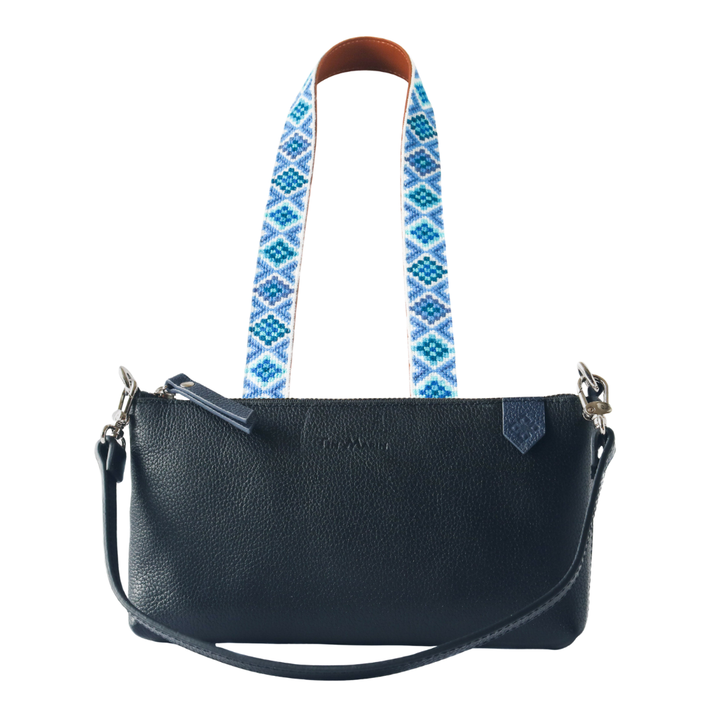 Elia Leather Bag & Mai Woven Strap
