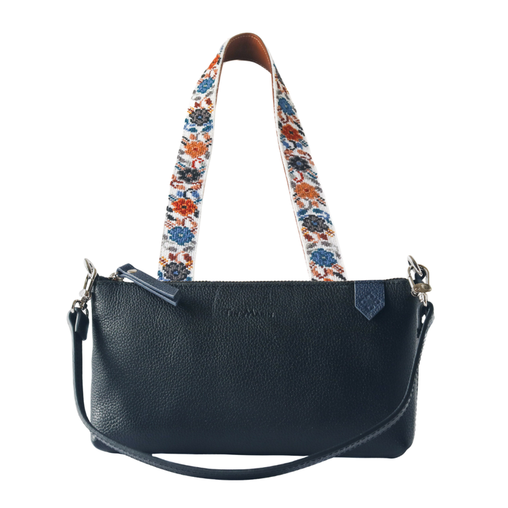 Elia Leather Bag & Mai Woven Strap