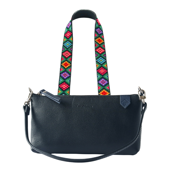 Elia Leather Bag & Mai Woven Strap