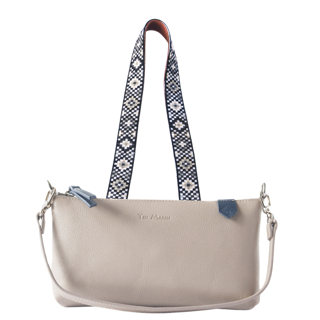 Elia Leather Bag & Mai Woven Strap