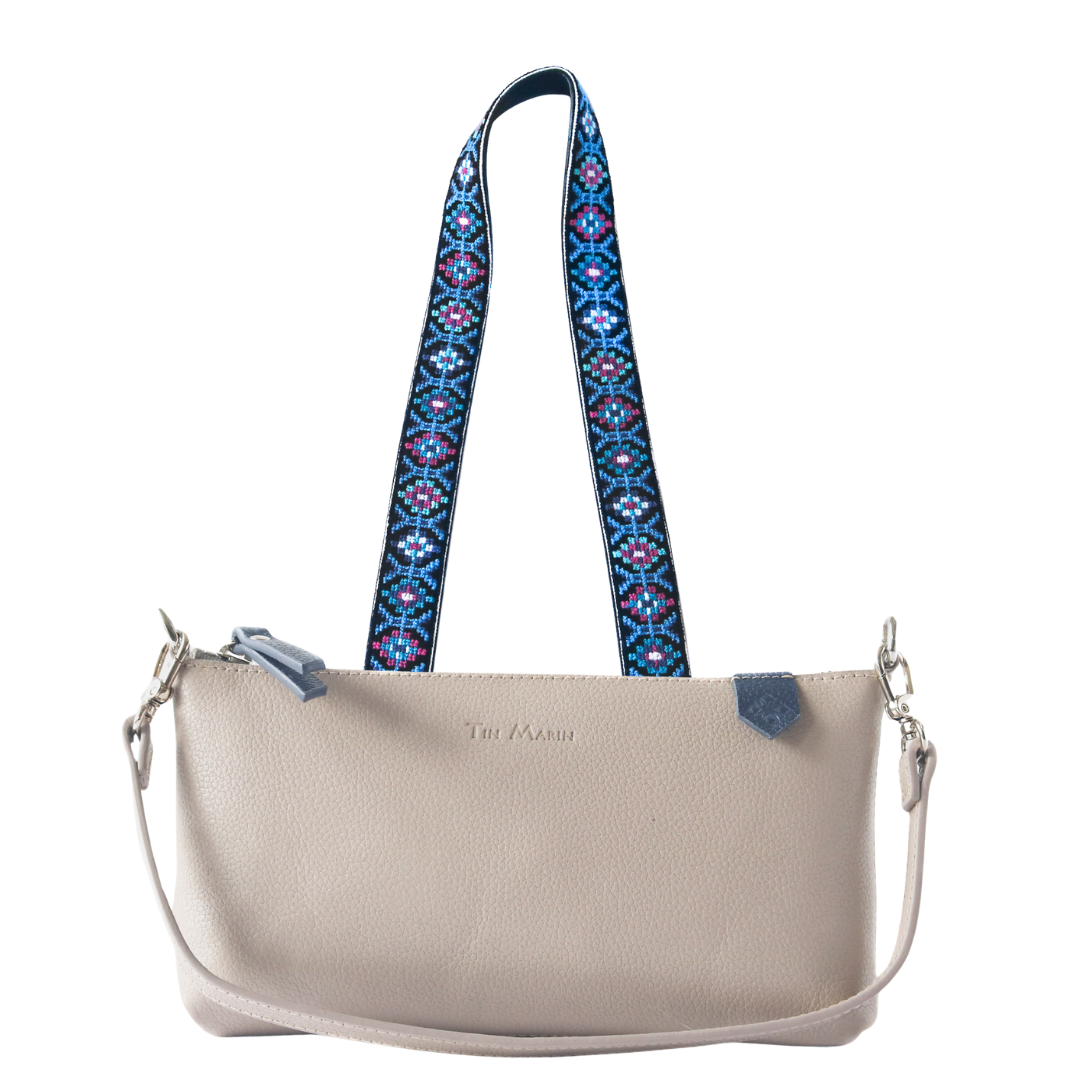 Elia Leather Bag & Mai Woven Strap