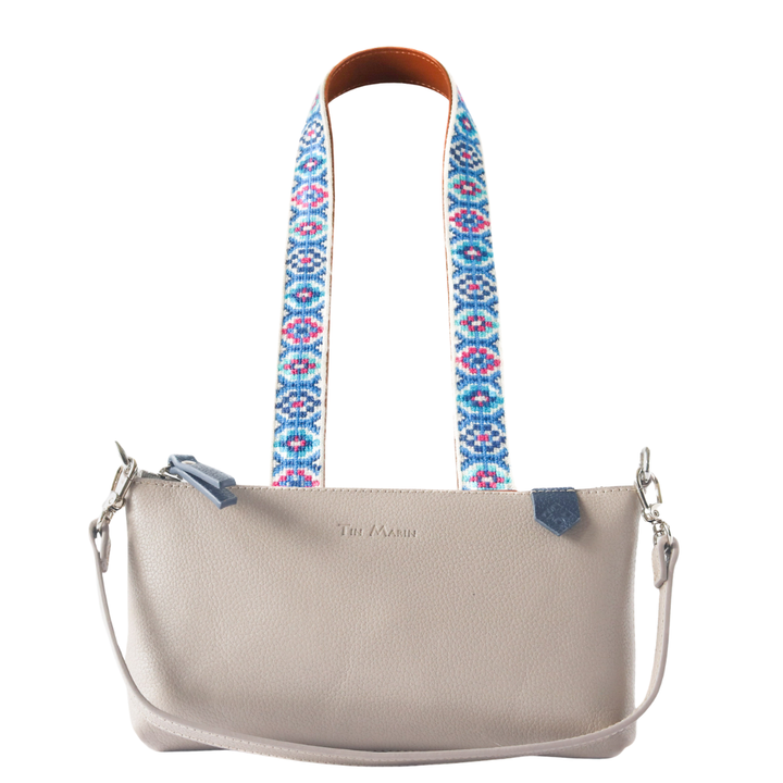 Elia Leather Bag & Mai Woven Strap