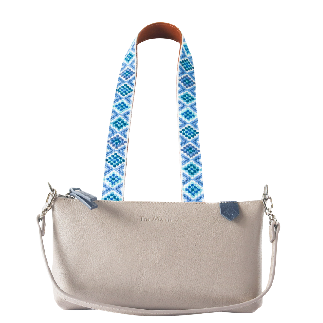 Elia Leather Bag & Mai Woven Strap