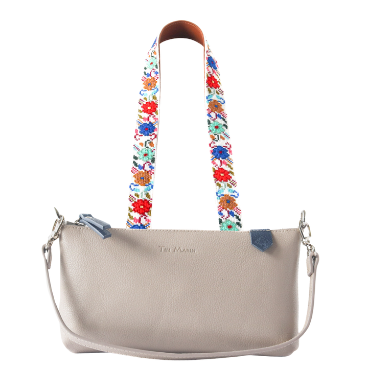 Elia Leather Bag & Mai Woven Strap