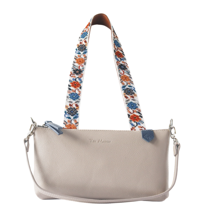 Elia Leather Bag & Mai Woven Strap