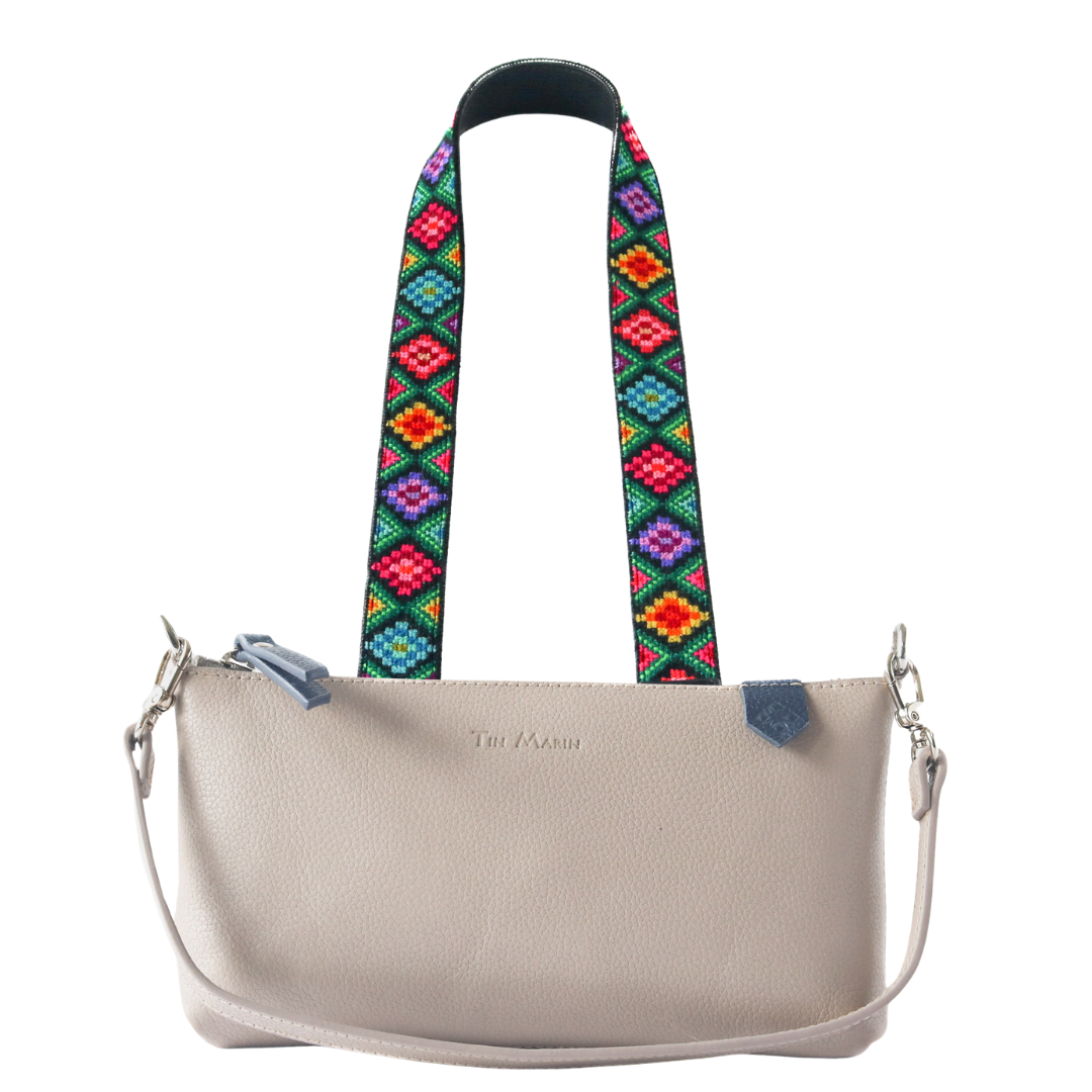 Elia Leather Bag & Mai Woven Strap