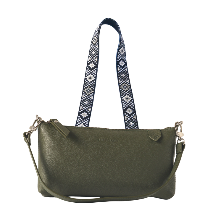 Elia Leather Bag & Mai Woven Strap