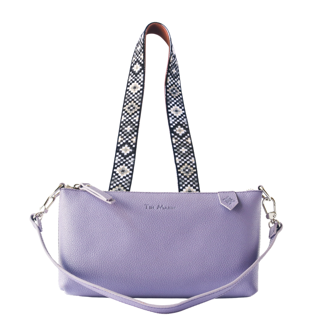 Elia Leather Bag & Mai Woven Strap