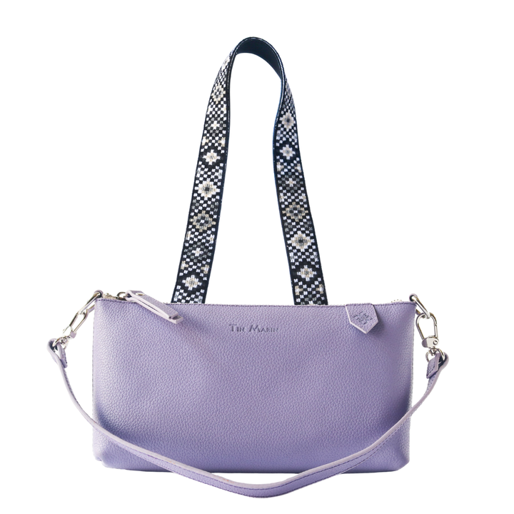 Elia Leather Bag & Mai Woven Strap