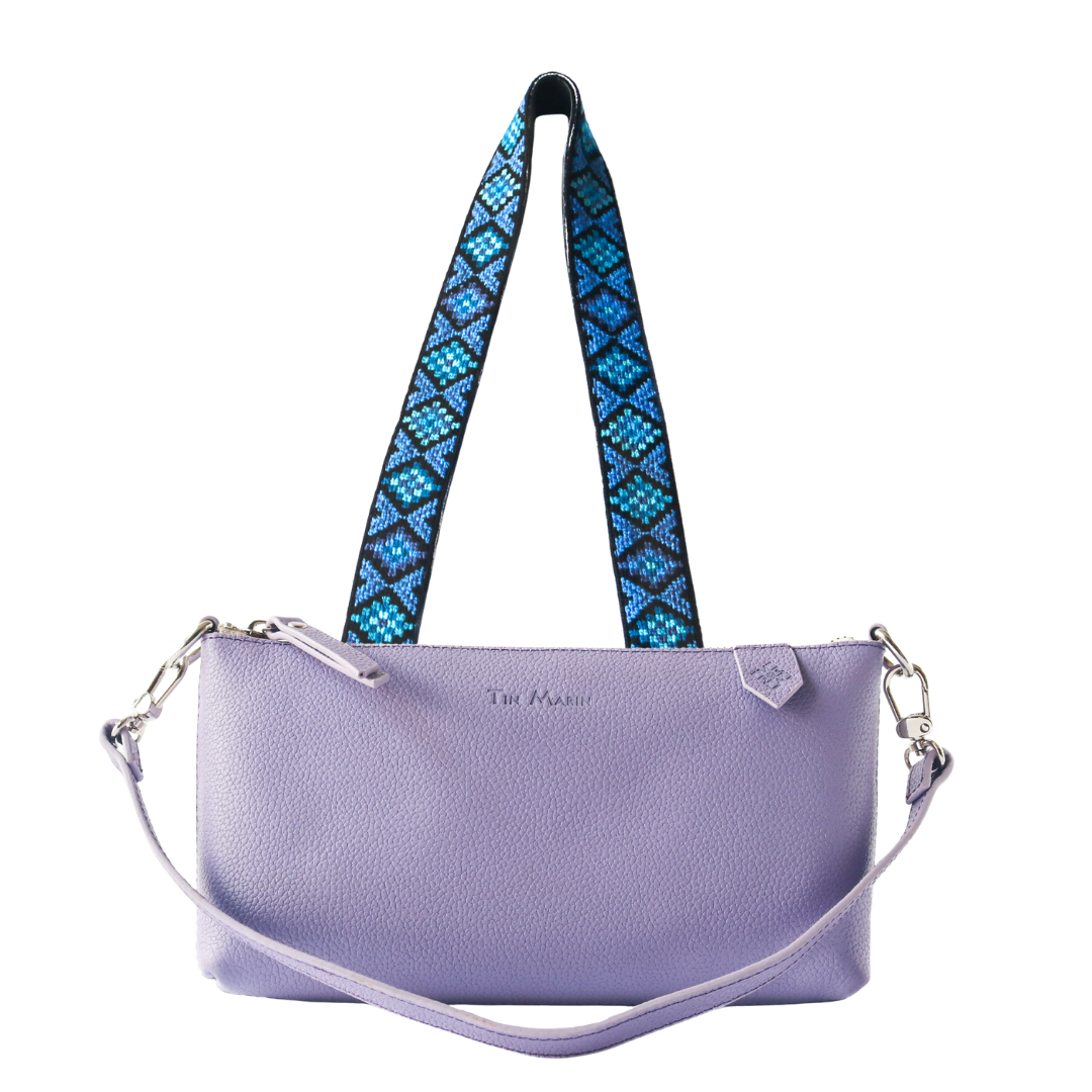 Elia Leather Bag & Mai Woven Strap