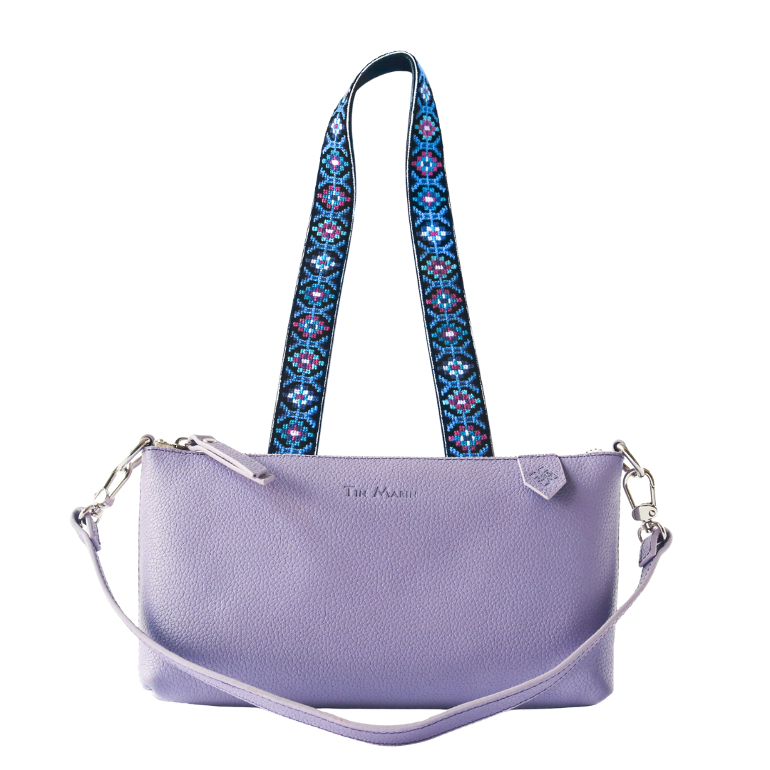 Elia Leather Bag & Mai Woven Strap