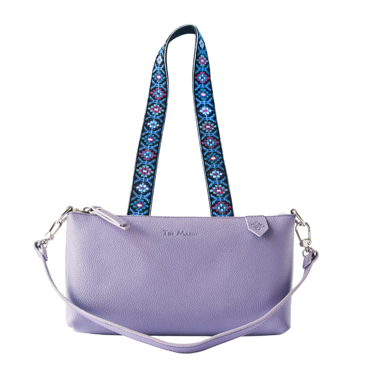 Elia Leather Bag & Mai Woven Strap