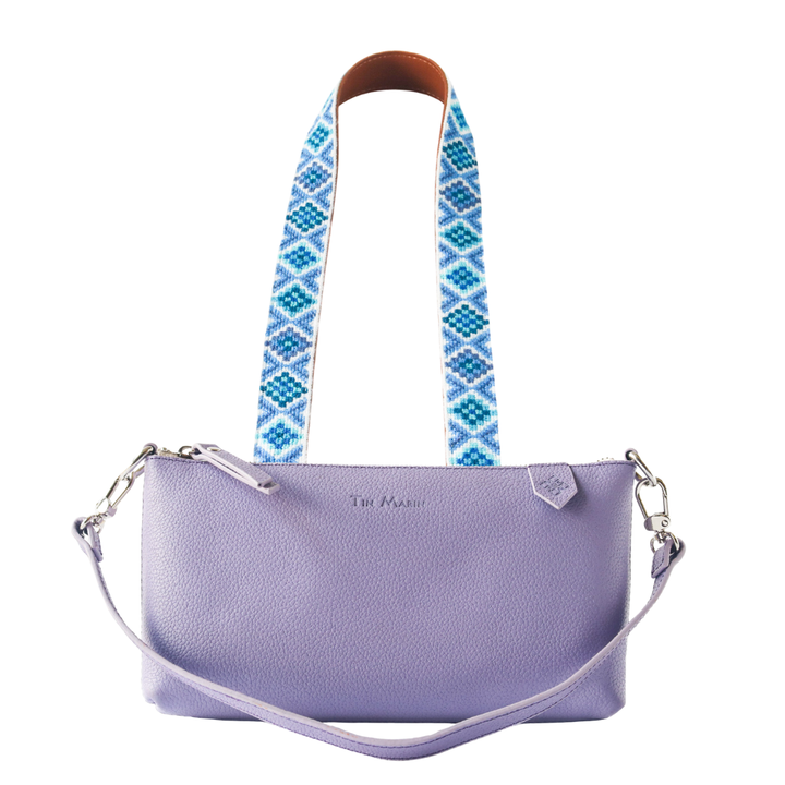 Elia Leather Bag & Mai Woven Strap