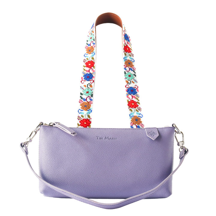 Elia Leather Bag & Mai Woven Strap