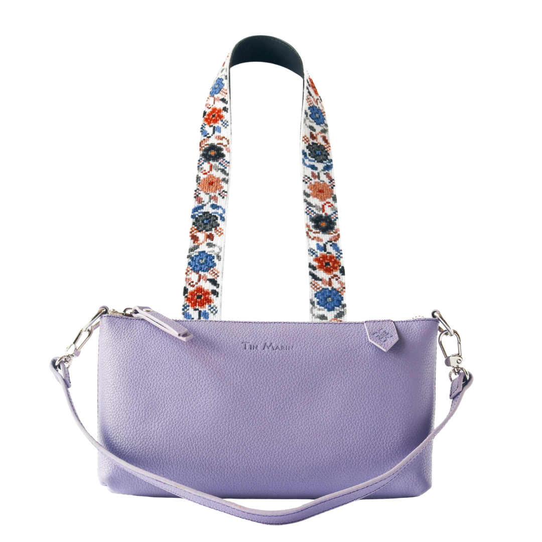 Elia Leather Bag & Mai Woven Strap