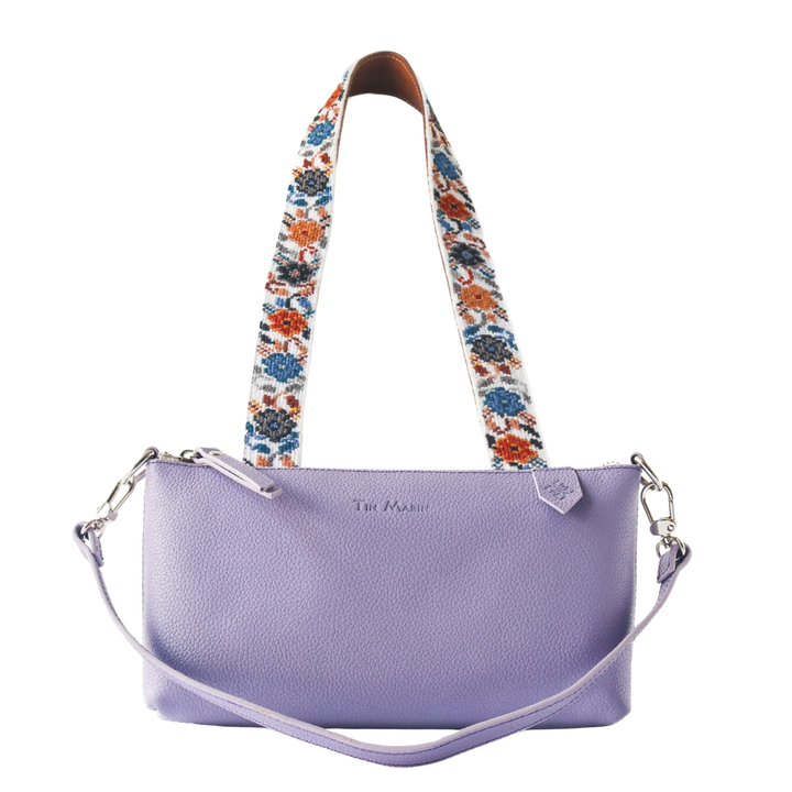 Elia Leather Bag & Mai Woven Strap