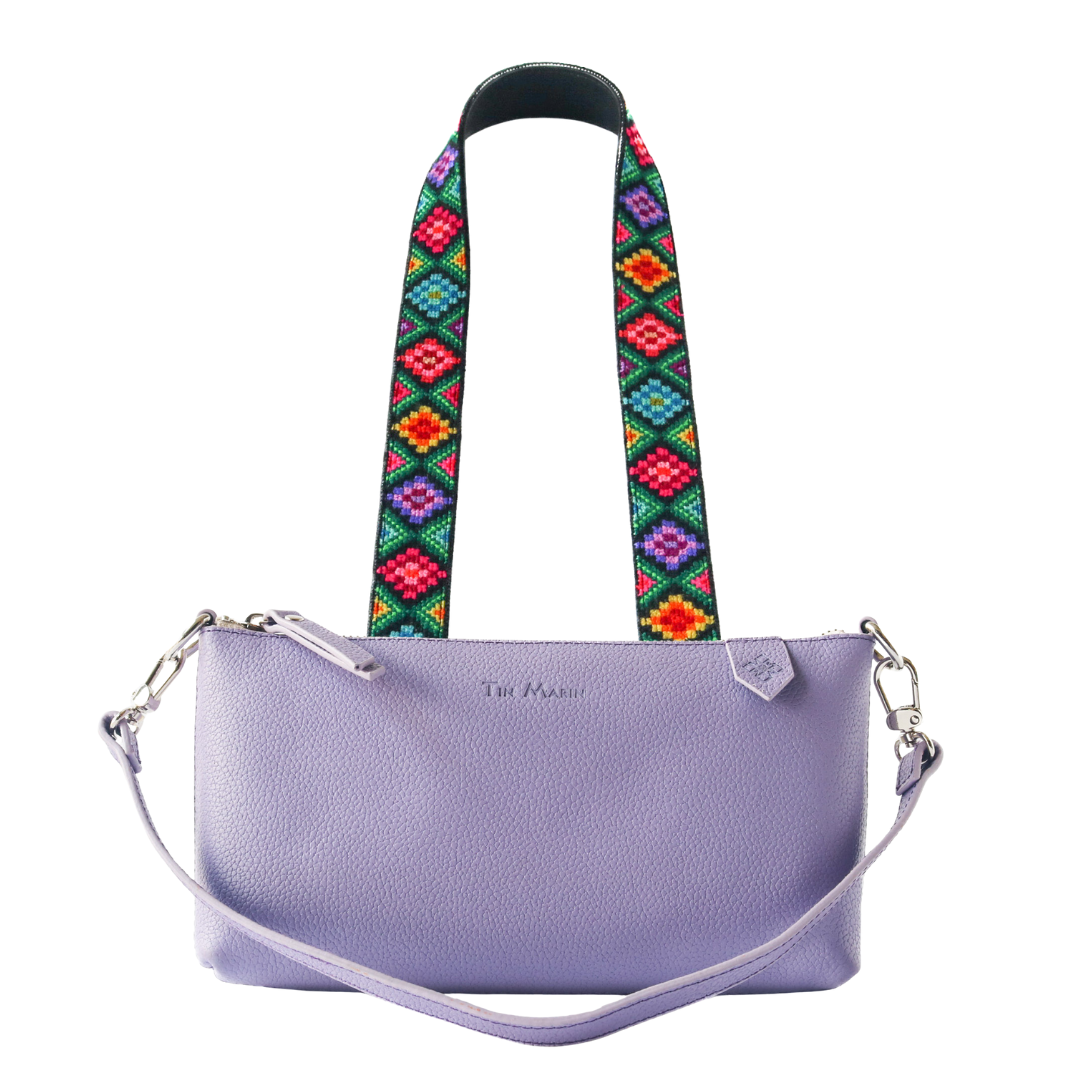 Elia Leather Bag & Mai Woven Strap