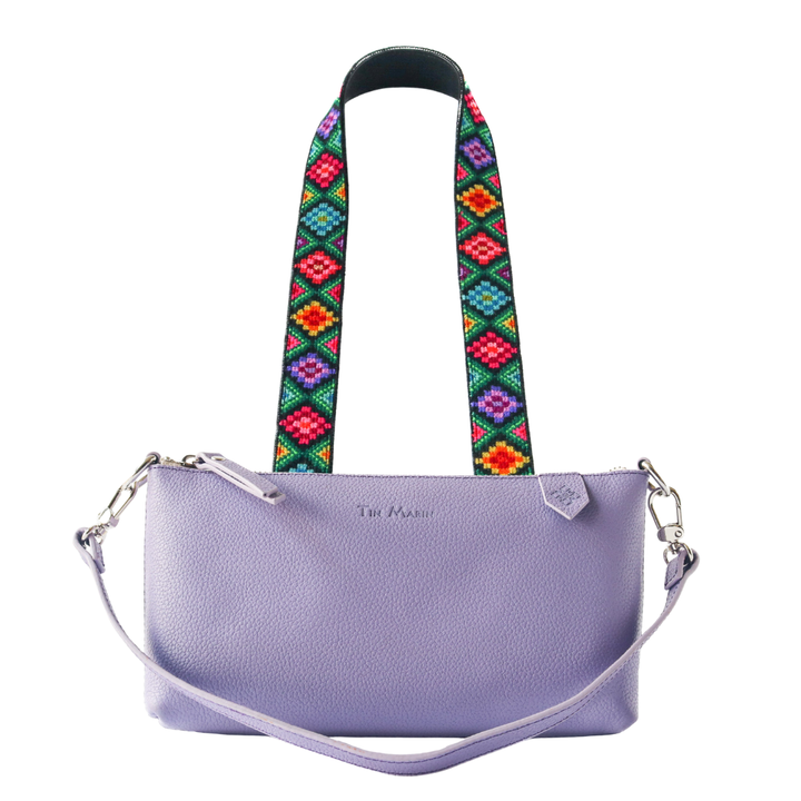 Elia Leather Bag & Mai Woven Strap