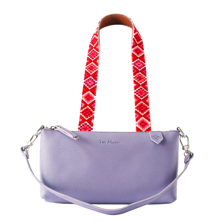 Elia Leather Bag & Mai Woven Strap