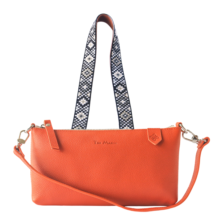 Elia Leather Bag & Mai Woven Strap