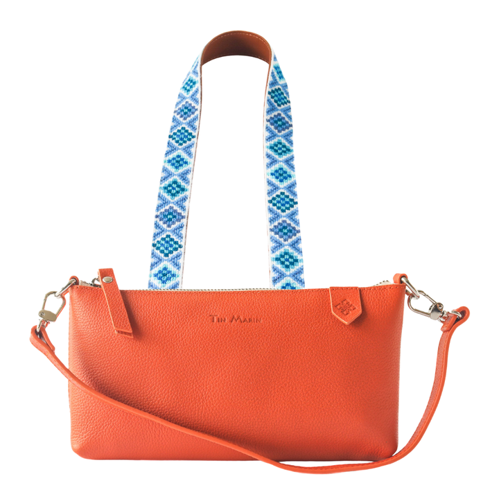 Elia Leather Bag & Mai Woven Strap