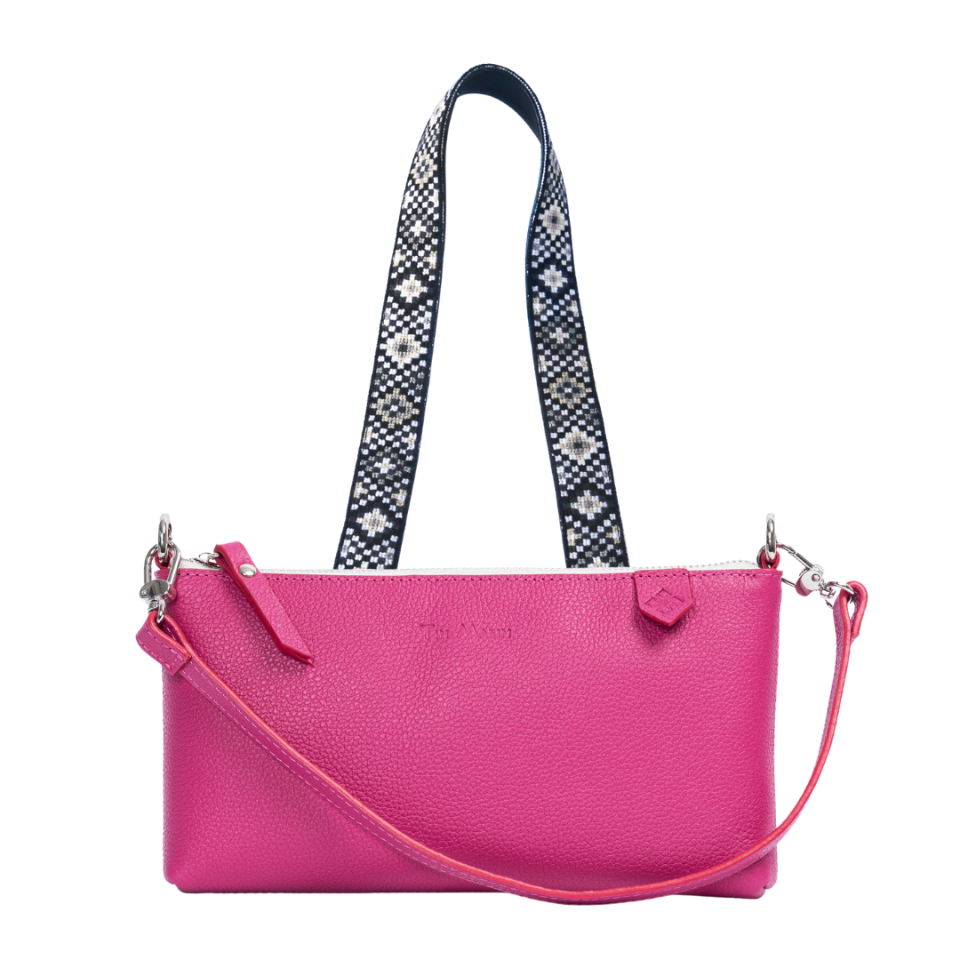 Elia Leather Bag & Mai Woven Strap