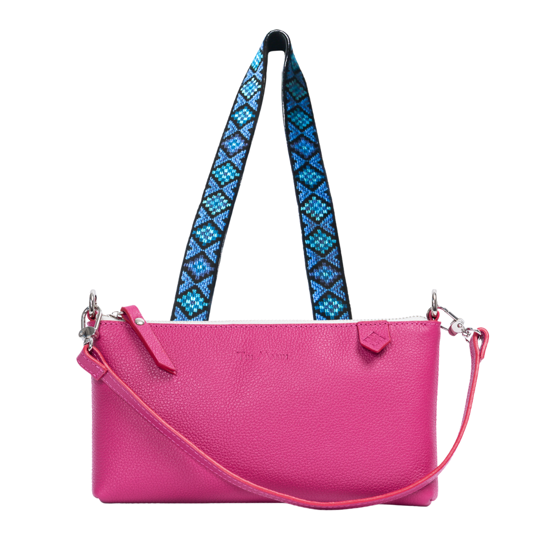 Elia Leather Bag & Mai Woven Strap