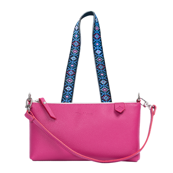 Elia Leather Bag & Mai Woven Strap