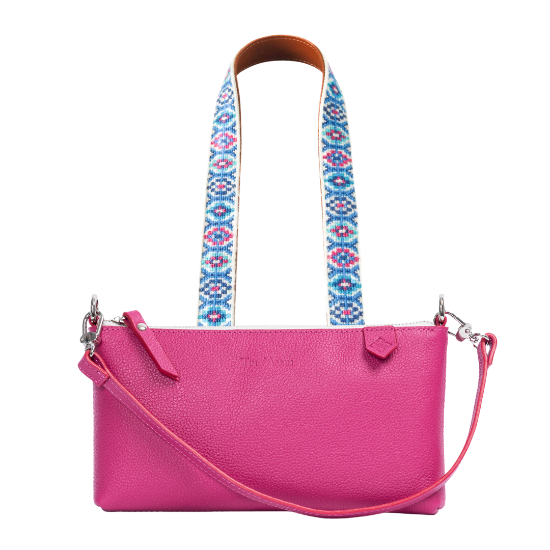 Elia Leather Bag & Mai Woven Strap