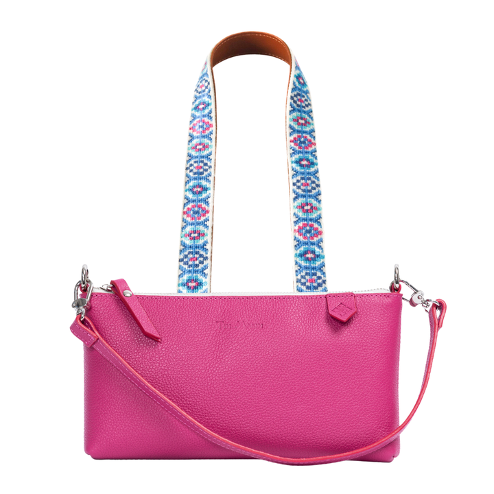 Elia Leather Bag & Mai Woven Strap