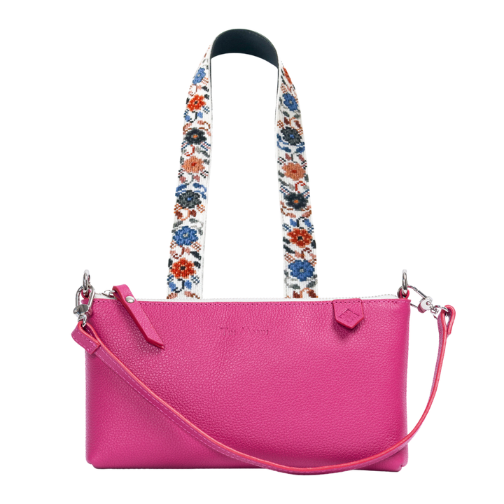 Elia Leather Bag & Mai Woven Strap