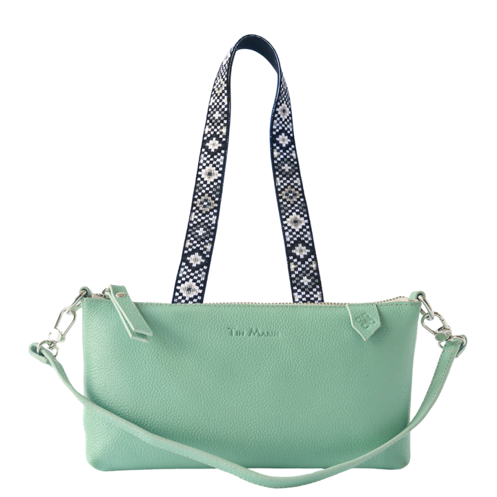 Elia Leather Bag & Mai Woven Strap