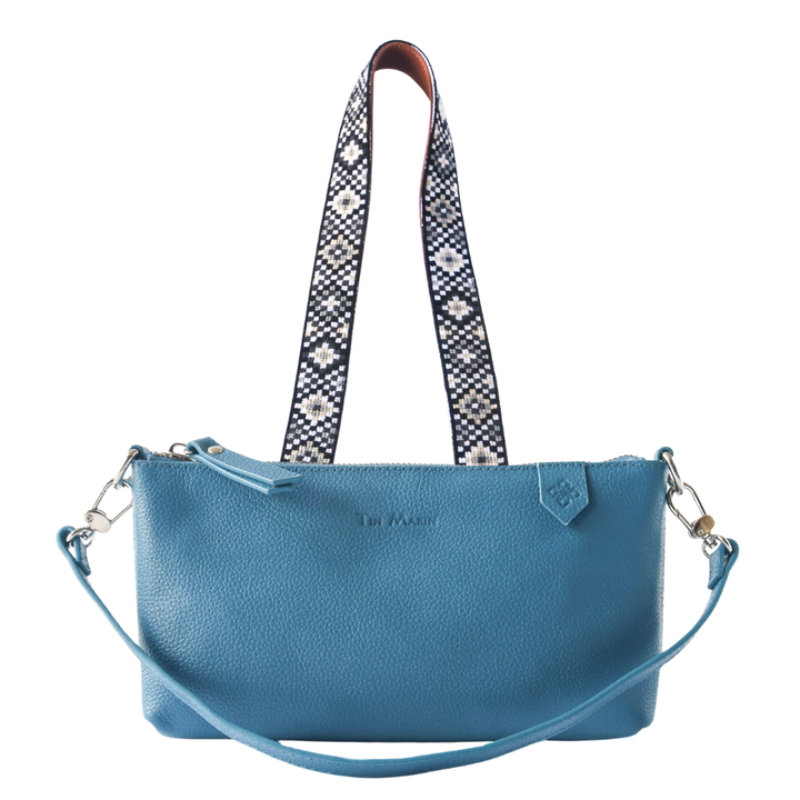 Elia Leather Bag & Mai Woven Strap