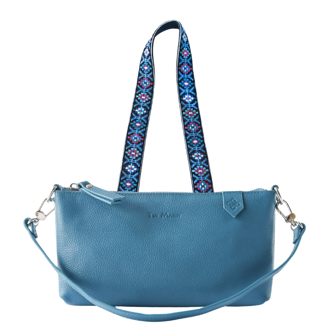 Elia Leather Bag & Mai Woven Strap