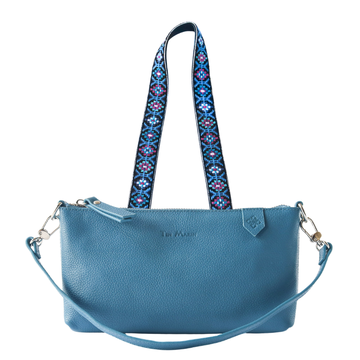 Elia Leather Bag & Mai Woven Strap