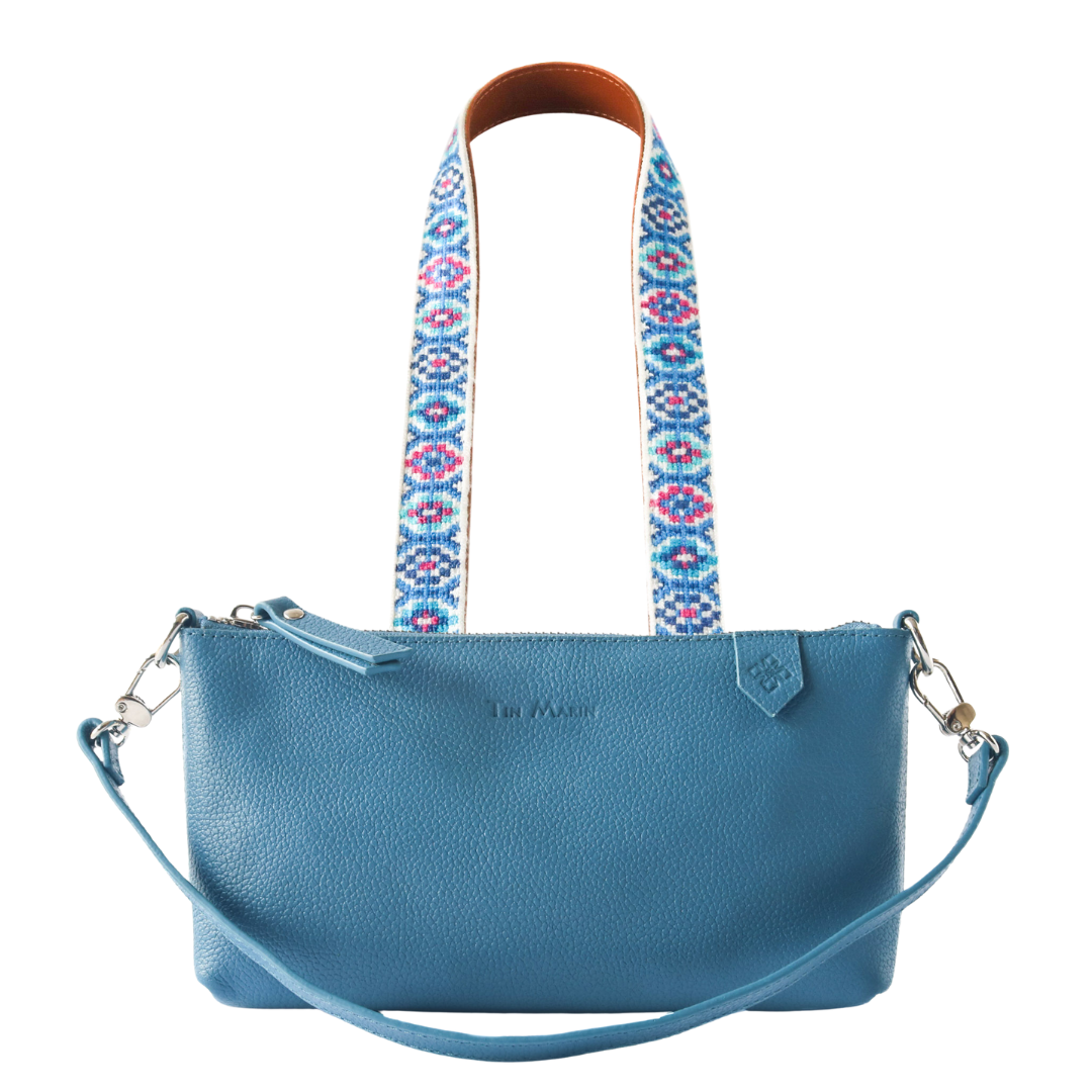 Elia Leather Bag & Mai Woven Strap