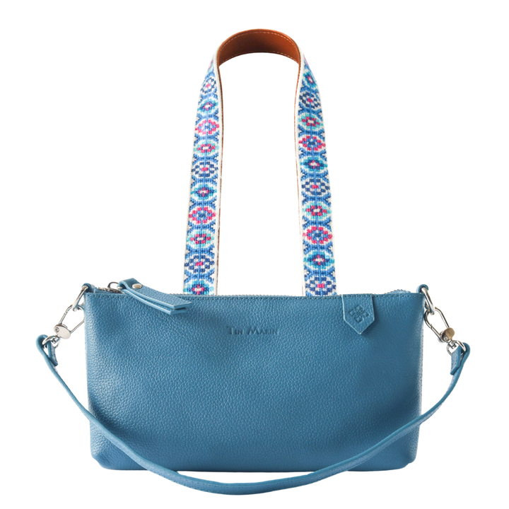 Elia Leather Bag & Mai Woven Strap