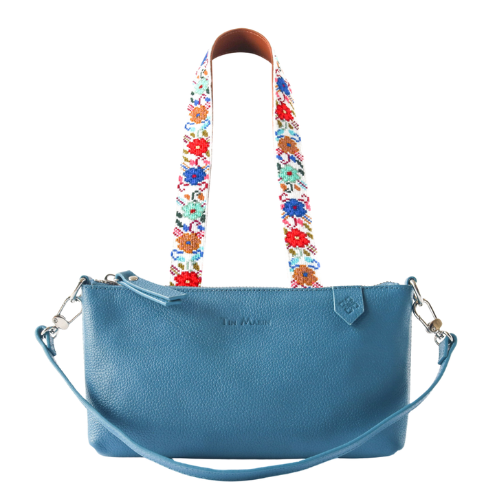 Elia Leather Bag & Mai Woven Strap