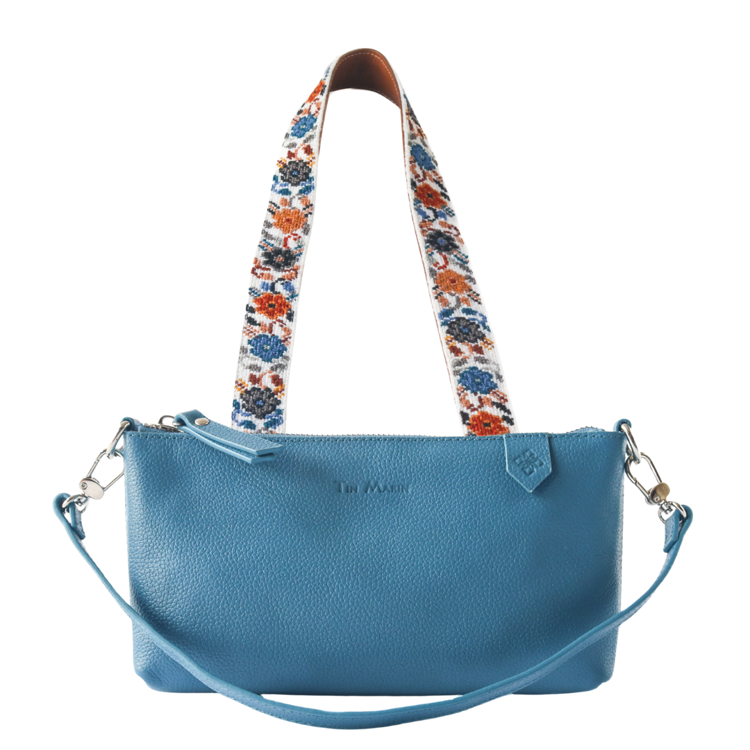 Elia Leather Bag & Mai Woven Strap