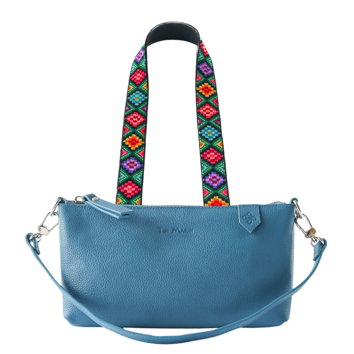 Elia Leather Bag & Mai Woven Strap