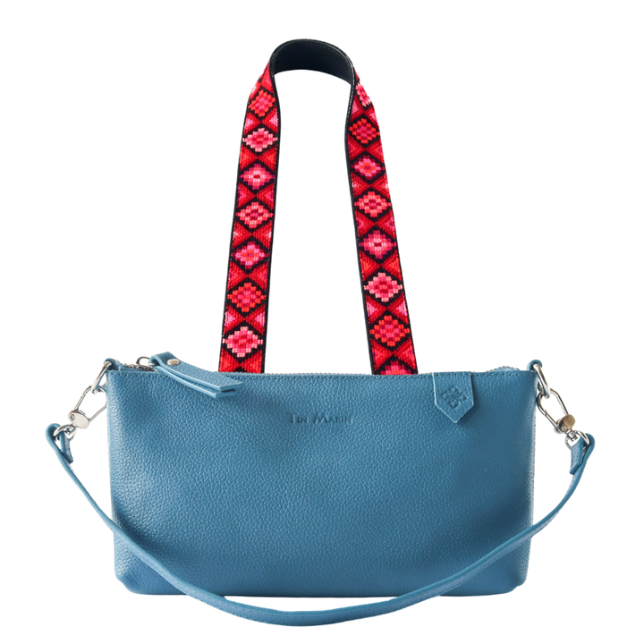 Elia Leather Bag & Mai Woven Strap