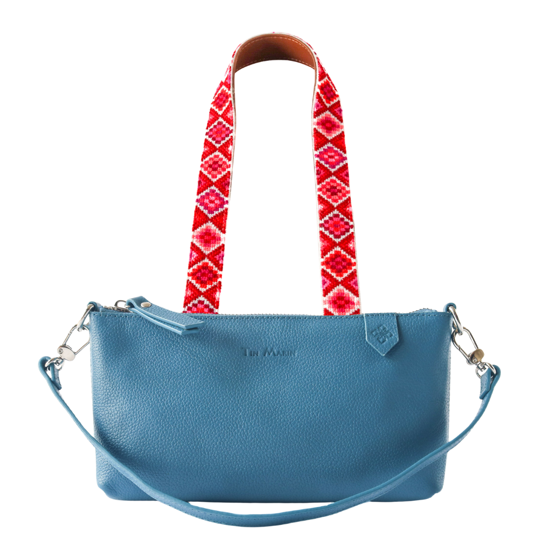 Elia Leather Bag & Mai Woven Strap