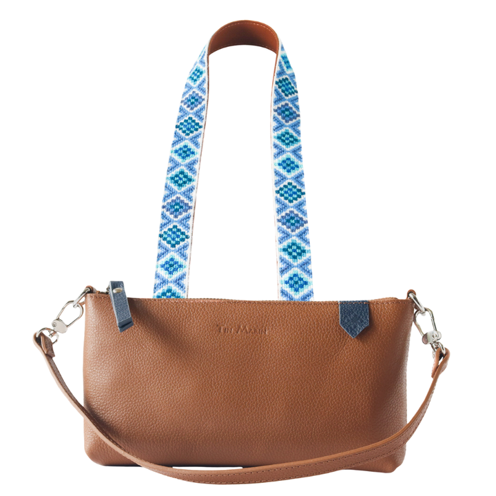 Elia Leather Bag & Mai Woven Strap