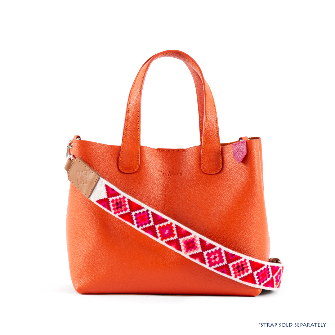 Emma Crossbody Bag - Piel Naranja