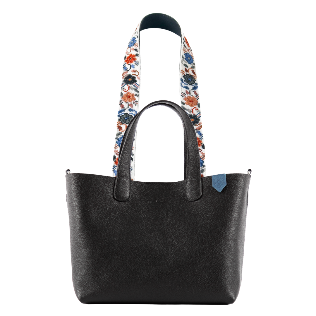 Emma Leather Crossbody Bag & Mai Woven Strap