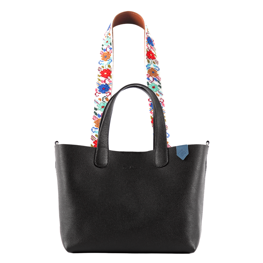 Emma Leather Crossbody Bag & Mai Woven Strap