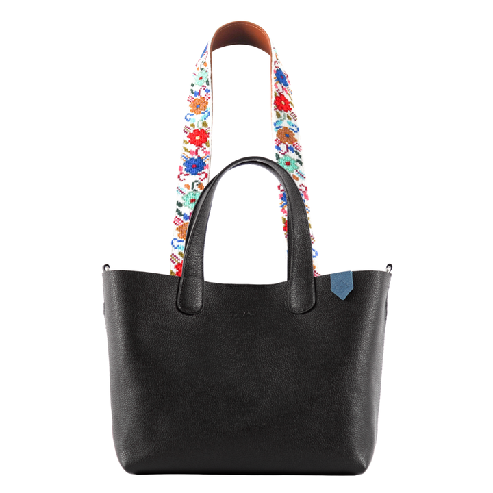 Emma Leather Crossbody Bag & Mai Woven Strap