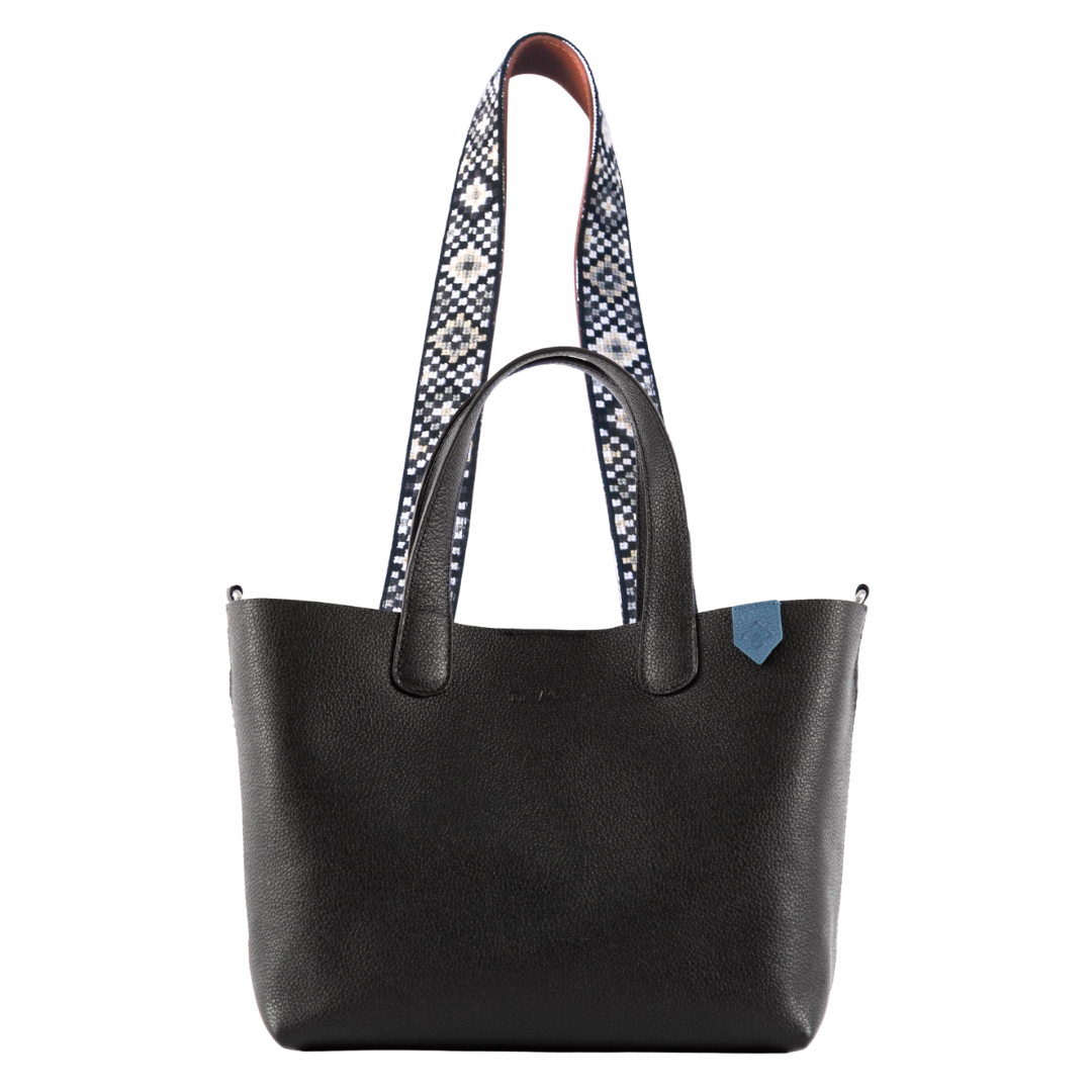 Emma Leather Crossbody Bag & Mai Woven Strap